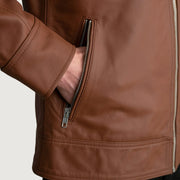 Lavendard Skórzana Ramoneska Męska – alternate product view 5