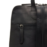 Interior View Showing Dedicated Padded Laptop Sleeve &amp; Multi-Compartment Organization