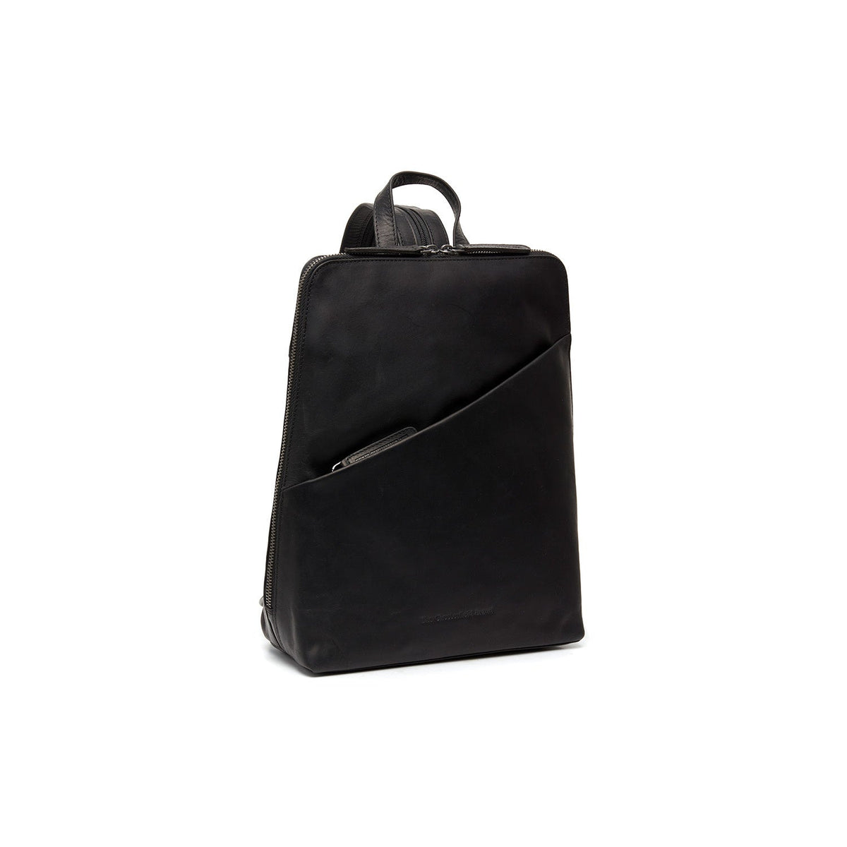 Amanda Full-Grain Leather Backpack Damska in Classic 100% Full-Grain Leather - Full Exterior Front Profile View | Buy Online