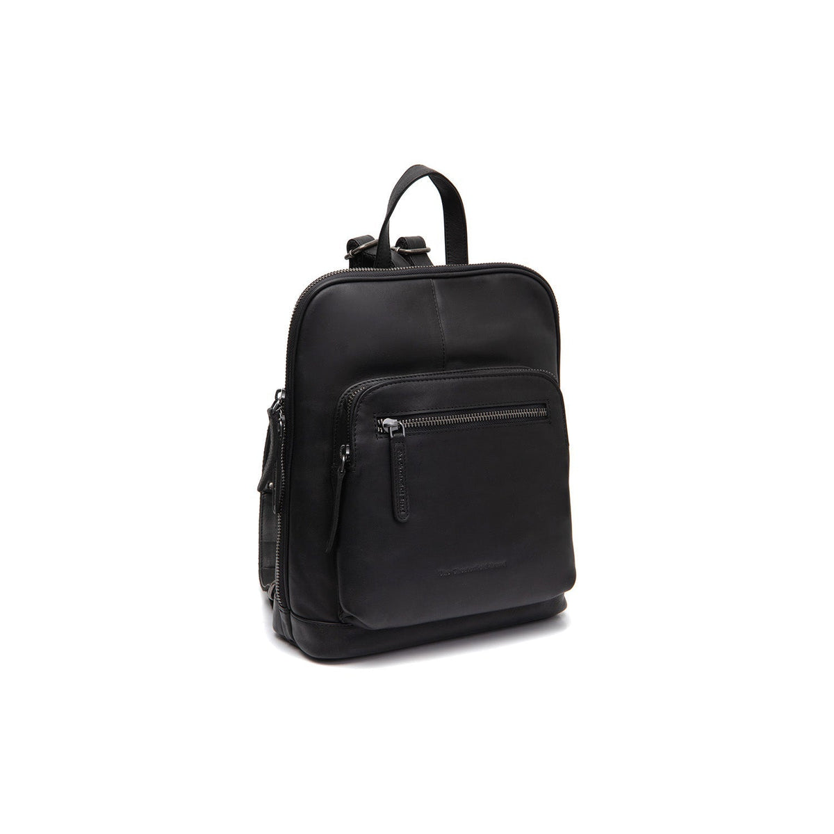 Floran Full-Grain Leather Backpack Damska in Classic 100% Full-Grain Leather - Full Exterior Front Profile View | Buy Online