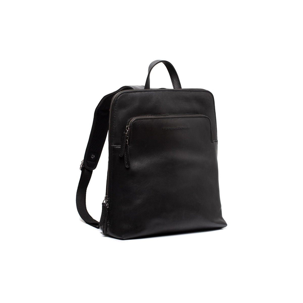 Fornella Full-Grain Leather Backpack Damska in Classic 100% Full-Grain Leather - Full Exterior Front Profile View | Buy Online
