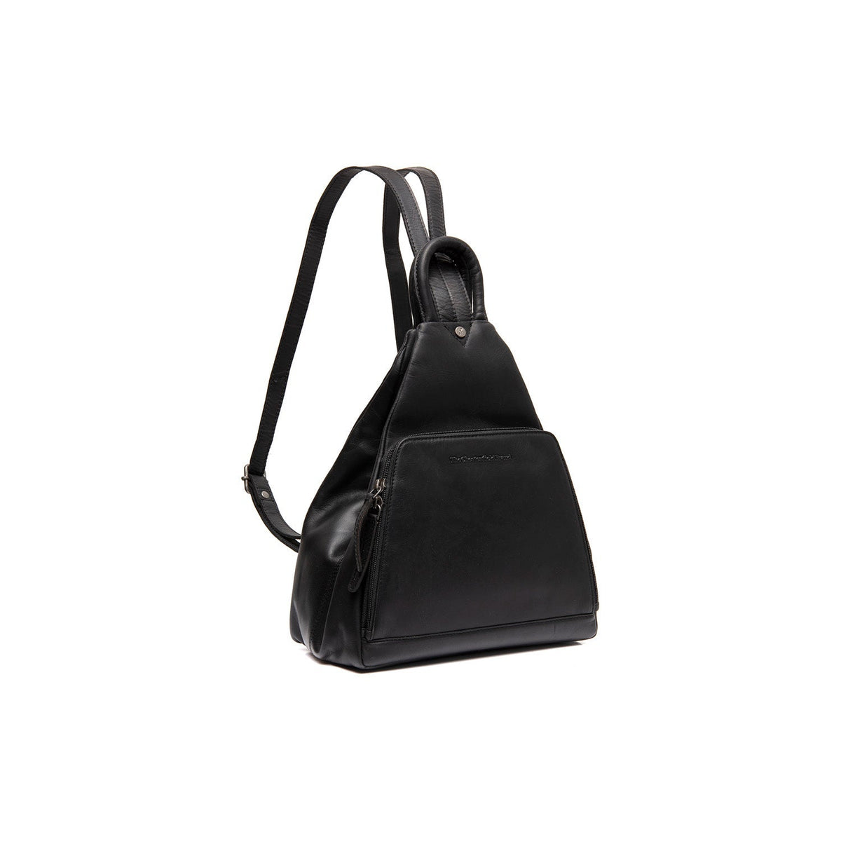 Howard Full-Grain Leather Backpack Damska in Classic 100% Full-Grain Leather - Full Exterior Front Profile View | Buy Online