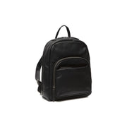 Santana Full-Grain Leather Backpack Damska in Tan 100% Full-Grain Leather - Full Exterior Front Profile View | Buy Online
