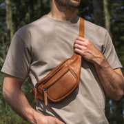 Jack Full-Grain Leather Belt Bag Damska – alternate product view 2