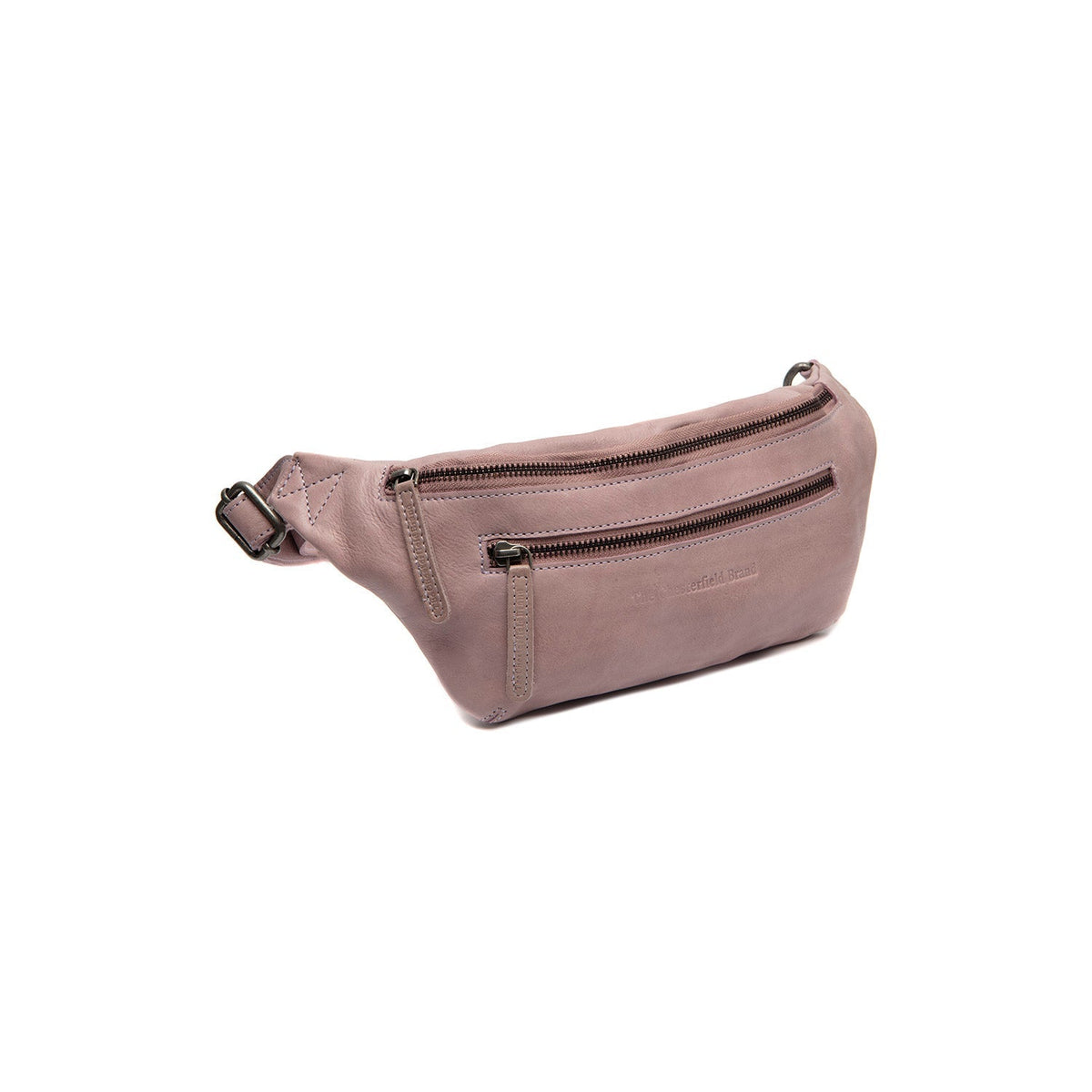 Severo Full-Grain Leather Belt Bag Damska in Classic 100% Full-Grain Leather - Full Exterior Front Profile View | Buy Online