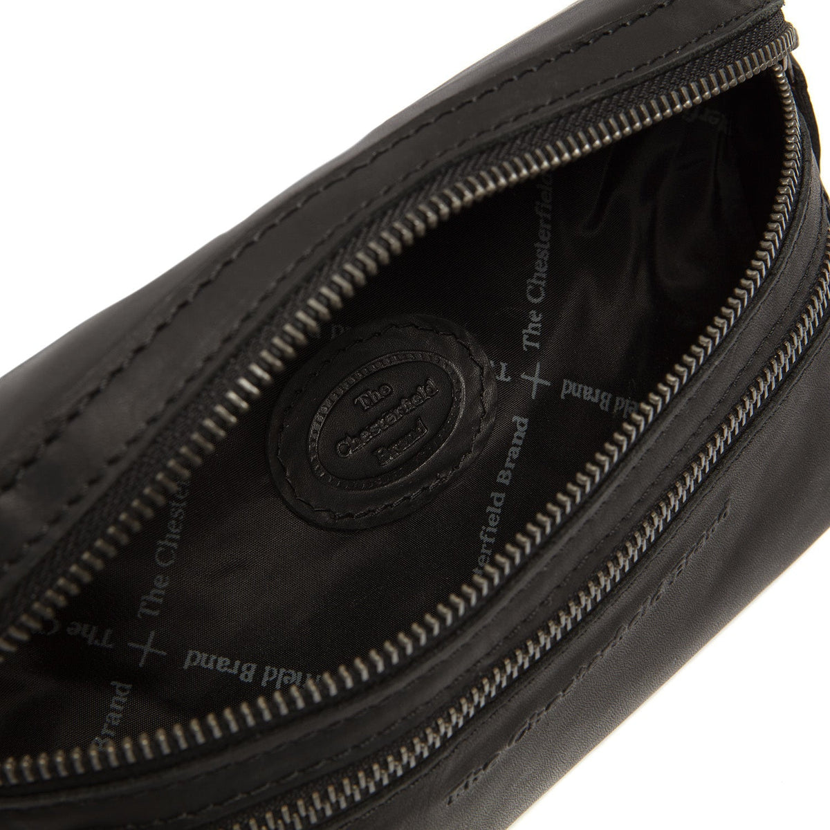 Toronto Full-Grain Leather Belt Bag Damska - Structured Side Profile Showing Gusset Depth &amp; Expansion Capacity