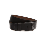 Copper Full-Grain Leather Belt Męska in Classic 100% Full-Grain Leather - Full Exterior Front Profile View | Buy Online