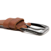 Copper Full-Grain Leather Belt Męska – alternate product view 3