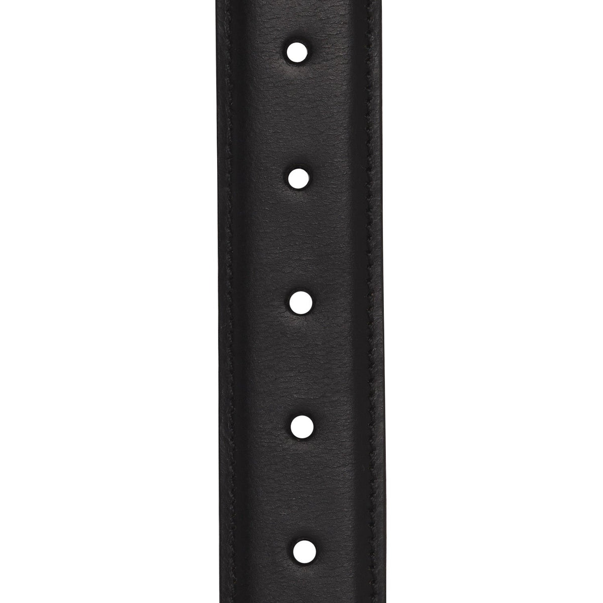 Elliot Full-Grain Leather Belt Męska - Structured Side Profile Showing Gusset Depth &amp; Expansion Capacity