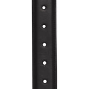 Elliot Full-Grain Leather Belt Męska - Structured Side Profile Showing Gusset Depth &amp; Expansion Capacity