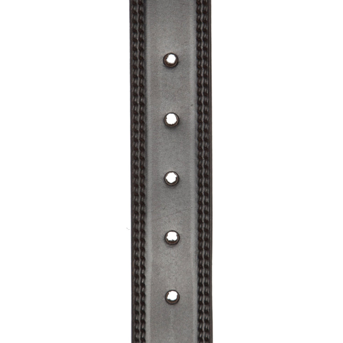 Solid Antique Brass Hardware &amp; Heavy-Duty Dual Zipper Detail on Manovo Full-Grain Leather Belt Męska