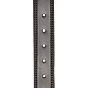 Solid Antique Brass Hardware &amp; Heavy-Duty Dual Zipper Detail on Manovo Full-Grain Leather Belt Męska