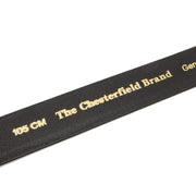 Manovo Full-Grain Leather Belt Męska - Structured Side Profile Showing Gusset Depth &amp; Expansion Capacity