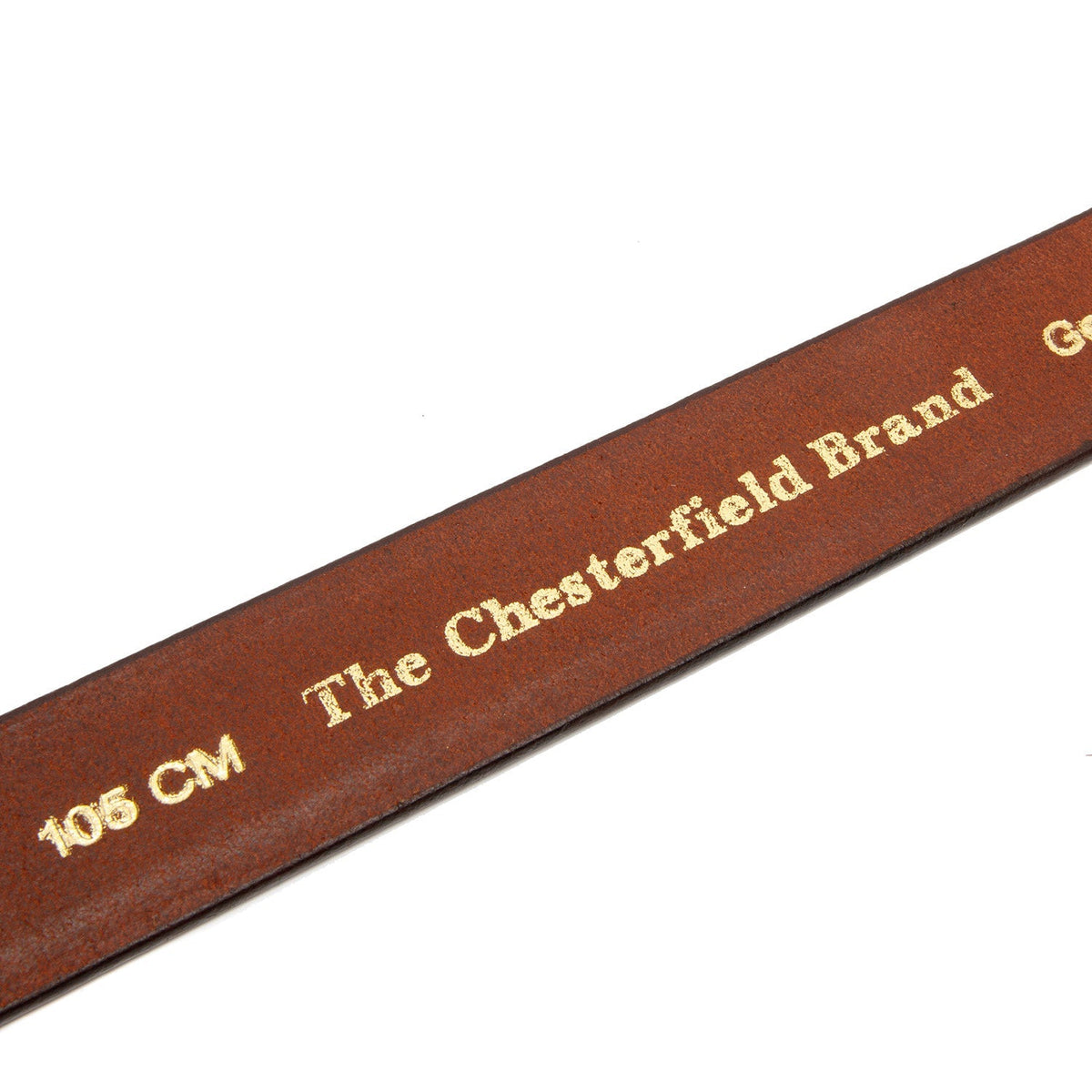 Manovo Full-Grain Leather Belt Męska – alternate product view 3