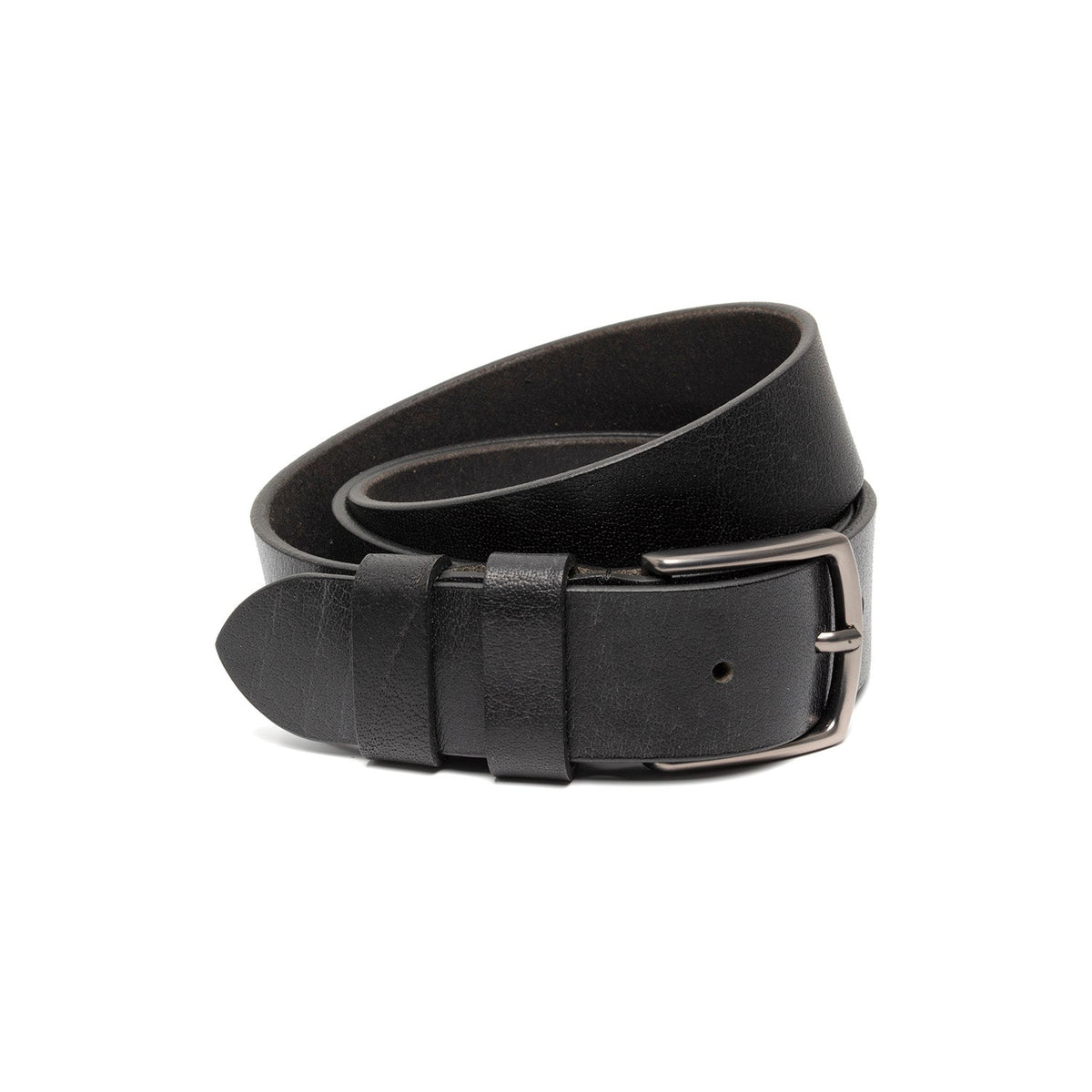 Morrison Full-Grain Pasek Skórzany Męska in Classic 100% Full-Grain Leather - Full Exterior Front Profile View | Buy Online