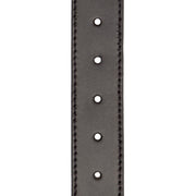 Solid Antique Brass Hardware &amp; Heavy-Duty Dual Zipper Detail on Jasnobrązowaaro Full-Grain Leather Belt Męska