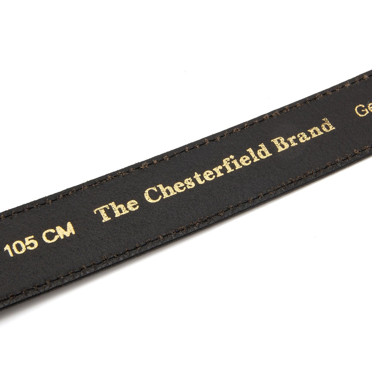Jasnobrązowaaro Full-Grain Leather Belt Męska - Structured Side Profile Showing Gusset Depth &amp; Expansion Capacity