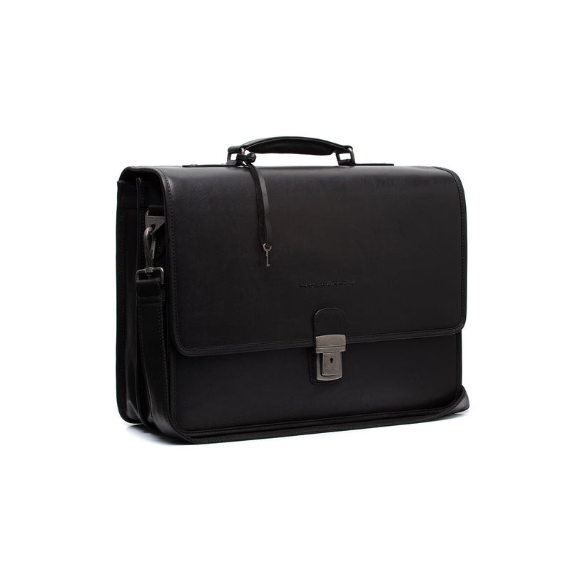 Glenwood Full-Grain Leather Briefcase Męska