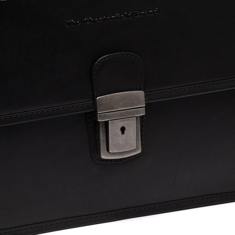 Glenwood Full-Grain Leather Briefcase Męska