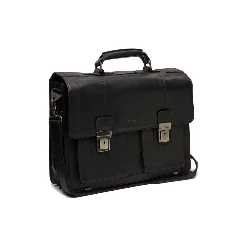 Springfield Full-Grain Leather Briefcase Damska