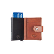 Barrea Full-Grain Leather Card Holder Damska – alternate product view 3