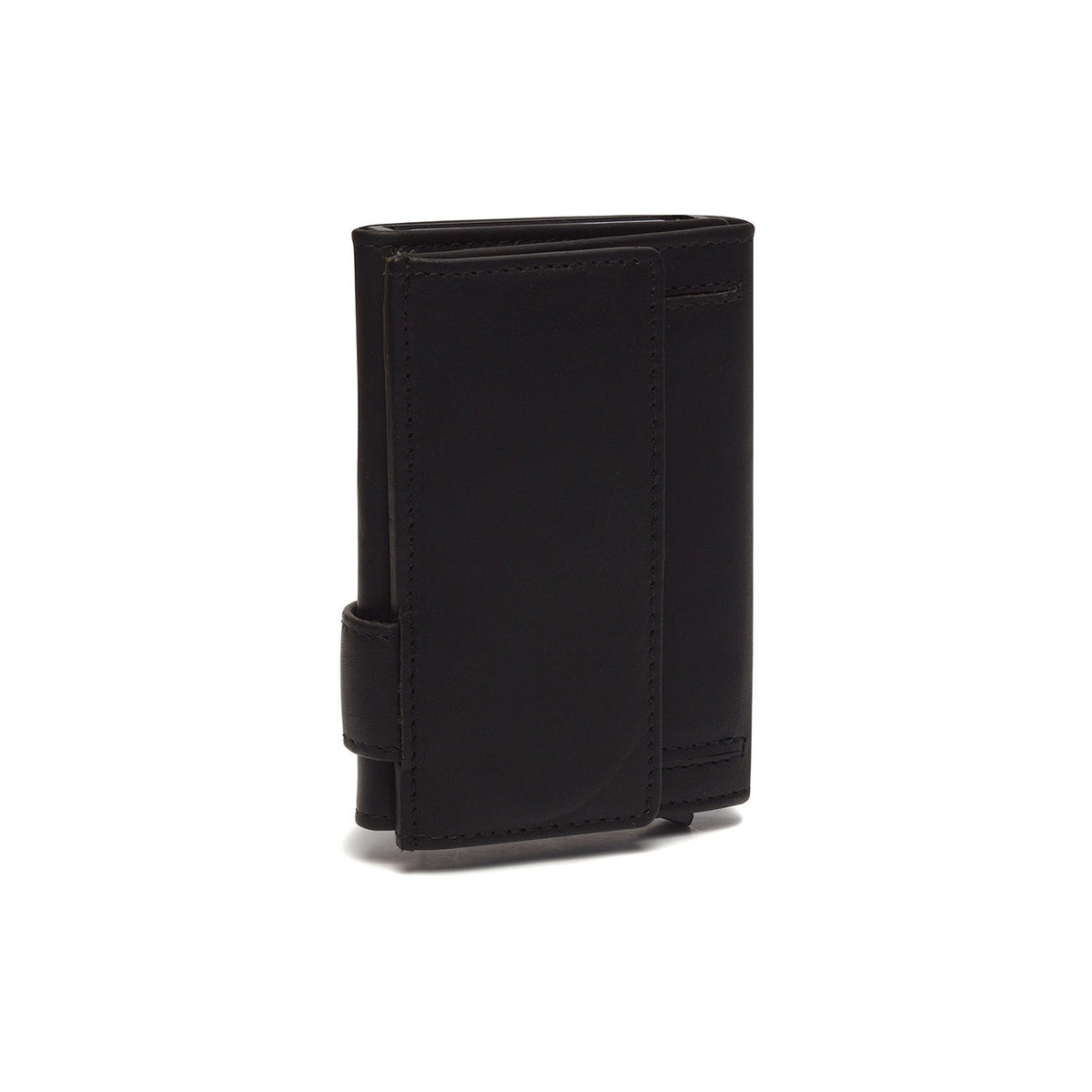 
Classic 100% Full-Grain Leather Card Holder - Widok z tyłu ze wzmocnionymi skórzanymi pasami