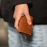 Lagos Full-Grain Leather Card Holder Damska – alternate product view 2