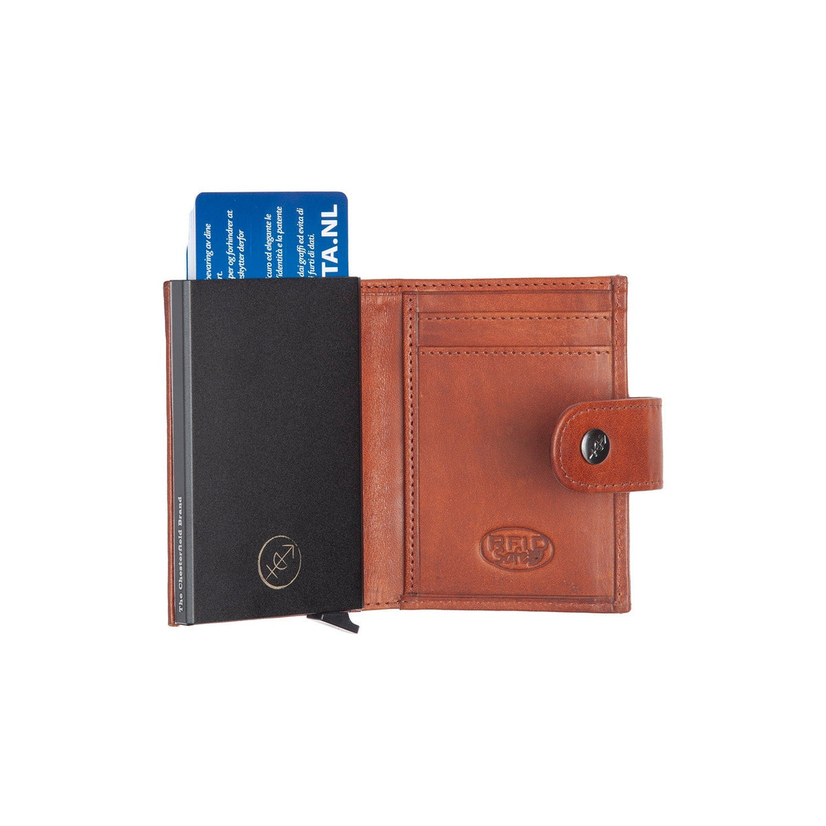 Lesina Full-Grain Leather Card Holder Damska – alternate product view 3