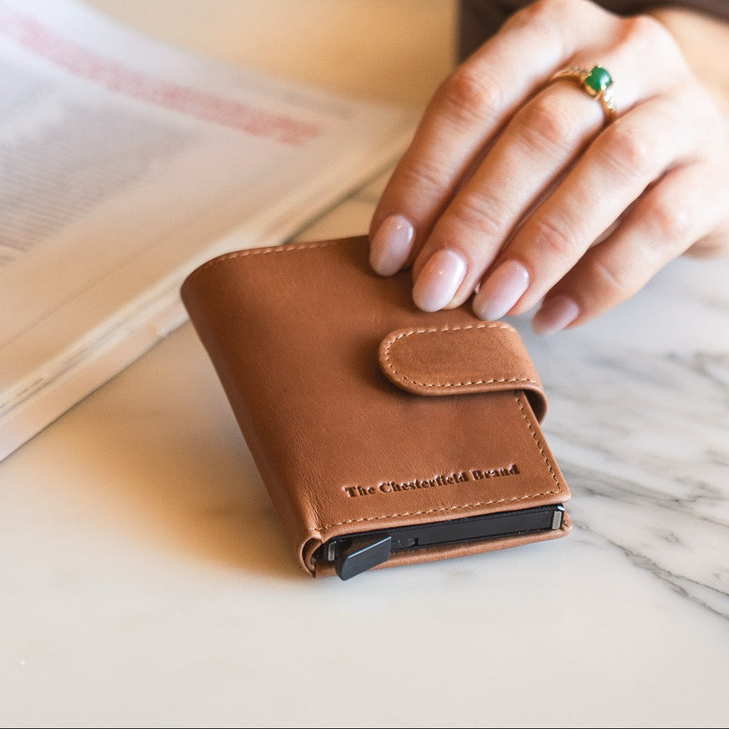 Loughton Full-Grain Leather Card Holder Damska – alternate product view 2