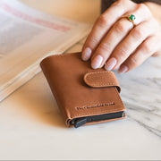 Loughton Full-Grain Leather Card Holder Damska – alternate product view 2