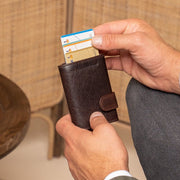 Mannheim Full-Grain Leather Card Holder Damska – alternate product view 2