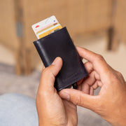 Paris Full-Grain Leather Card Holder Damska – alternate product view 2