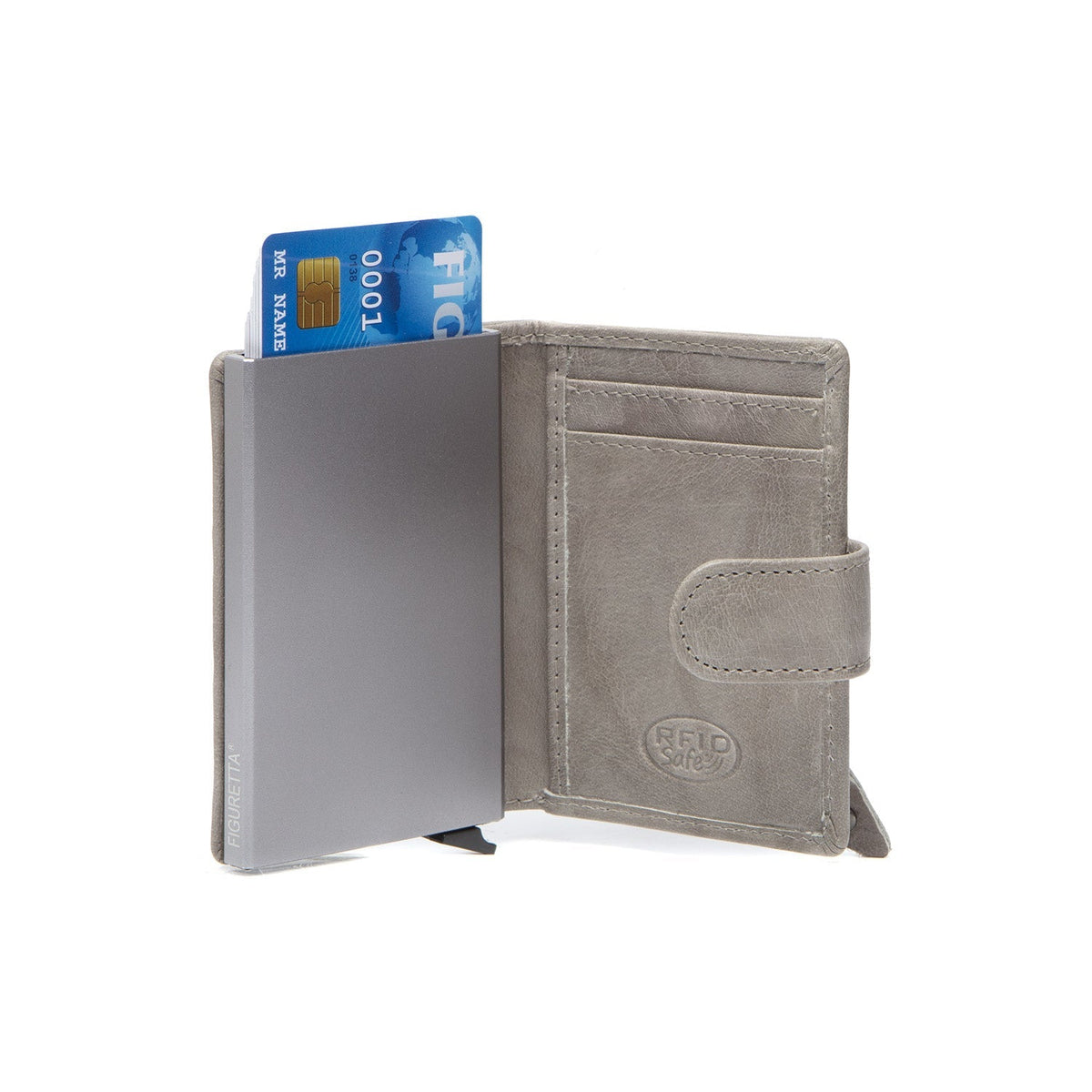 Prague Full-Grain Leather Card Holder Damska – alternate product view 3