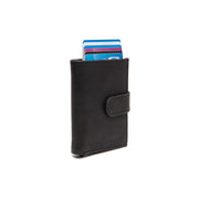 Torola Full-Grain Leather Card Holder Damska in Classic 100% Full-Grain Leather - Full Exterior Front Profile View | Buy Online