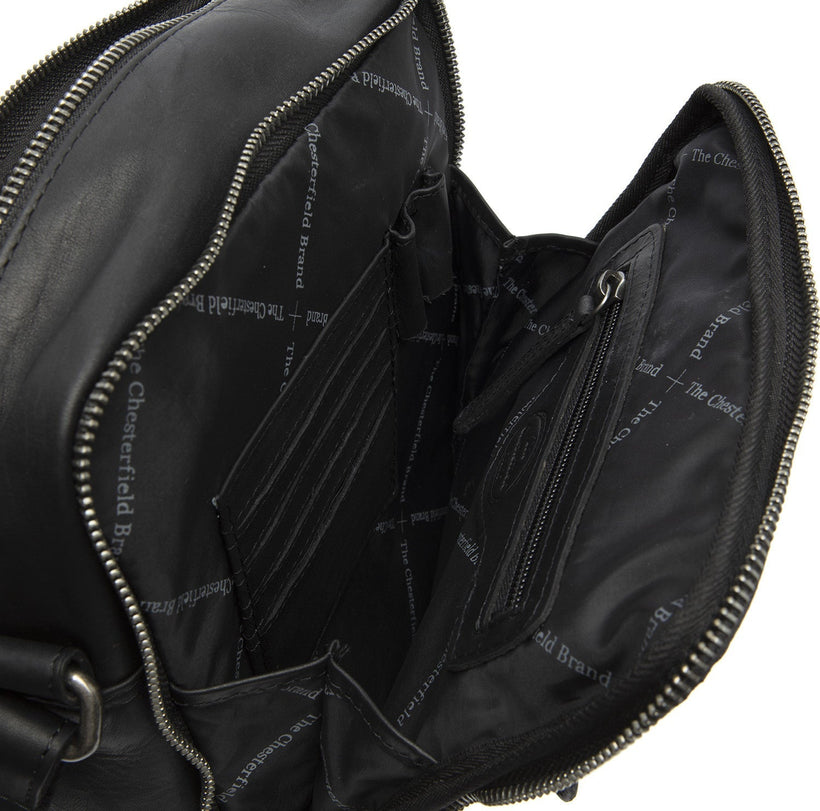 Alva Full-Grain Leather Crossbody Bag Męska