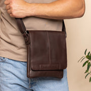 Bodin Full-Grain Leather Crossbody Bag Damska – alternate product view 2