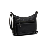 Bryson Full-Grain Leather Crossbody Bag Damska in Classic 100% Full-Grain Leather - Full Exterior Front Profile View | Buy Online