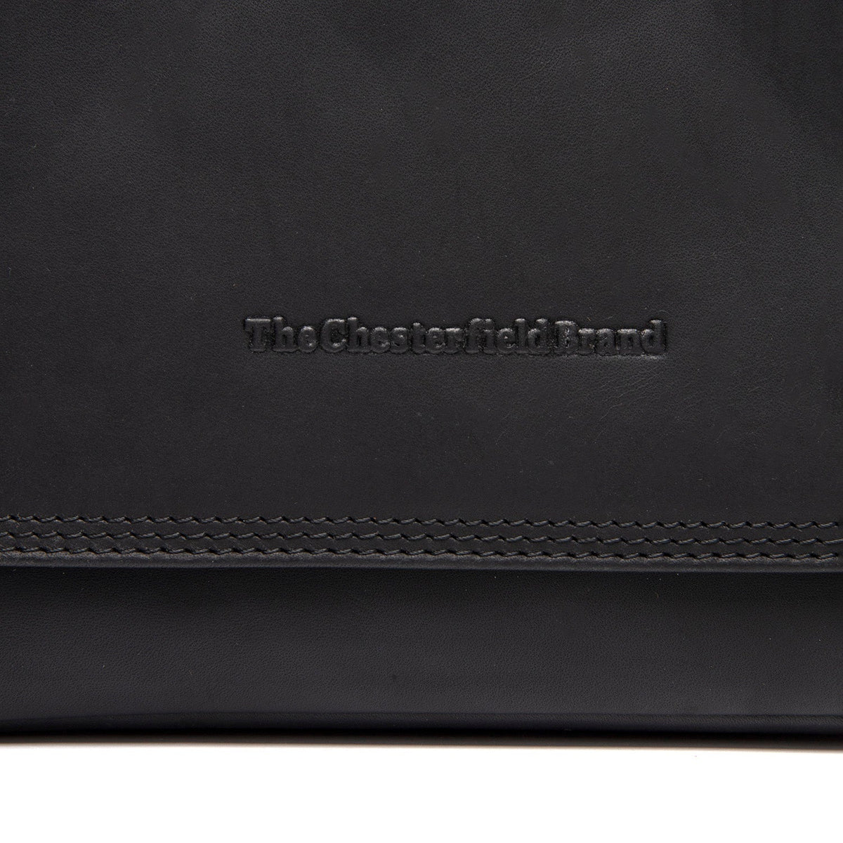 
Classic 100% Full-Grain leather Bag - Widok z tyłu ze wzmocnionymi skórzanymi pasami