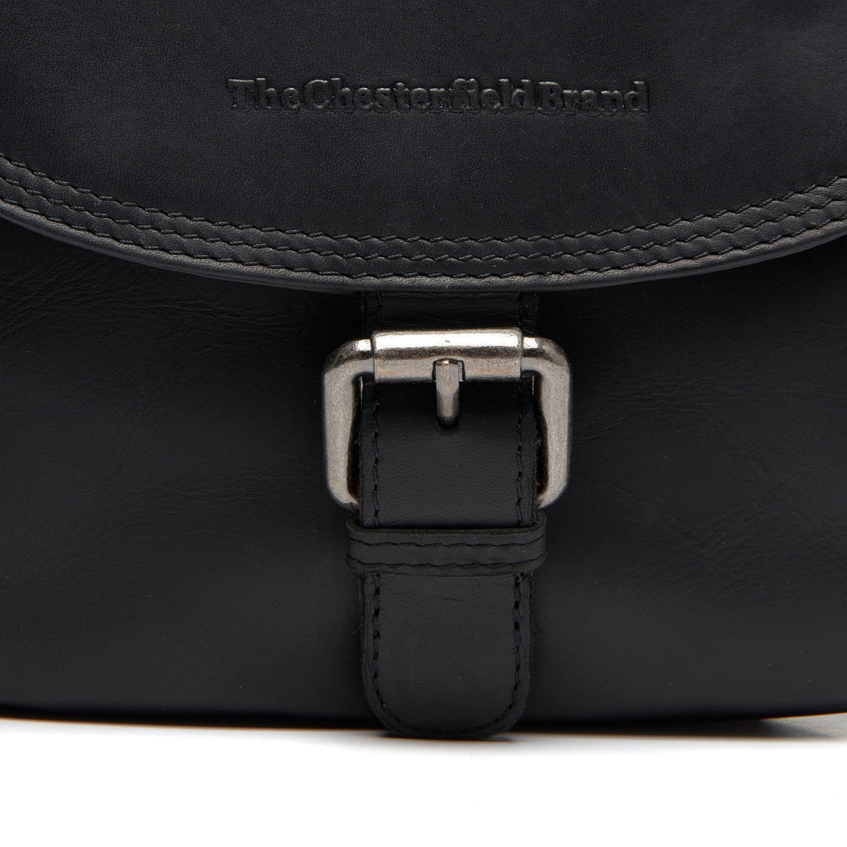 
Classic 100% Full-Grain leather Bag - Widok z tyłu ze wzmocnionymi skórzanymi pasami