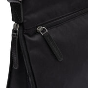 Classic 100% Full-Grain leather Bag - Rear Perspective Showing Reinforced Leather Straps & Stitching