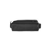 Mikeli Full-Grain Leather Crossbody Bag Damska - Structured Side Profile Showing Gusset Depth &amp; Expansion Capacity