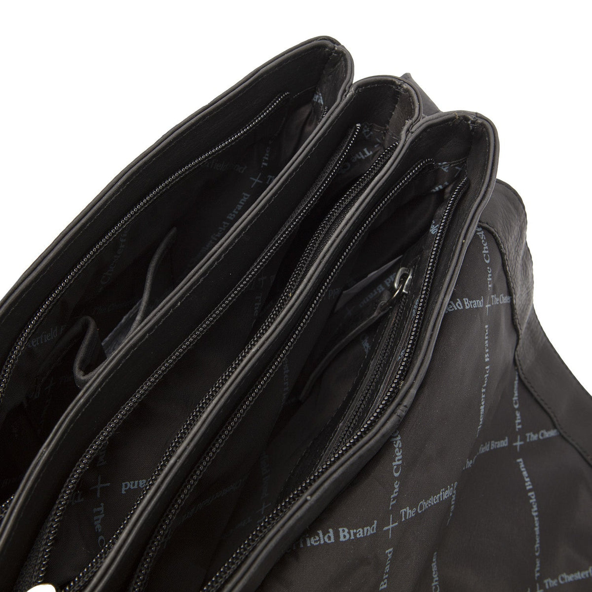 
Classic 100% Full-Grain leather Bag - Widok z tyłu ze wzmocnionymi skórzanymi pasami