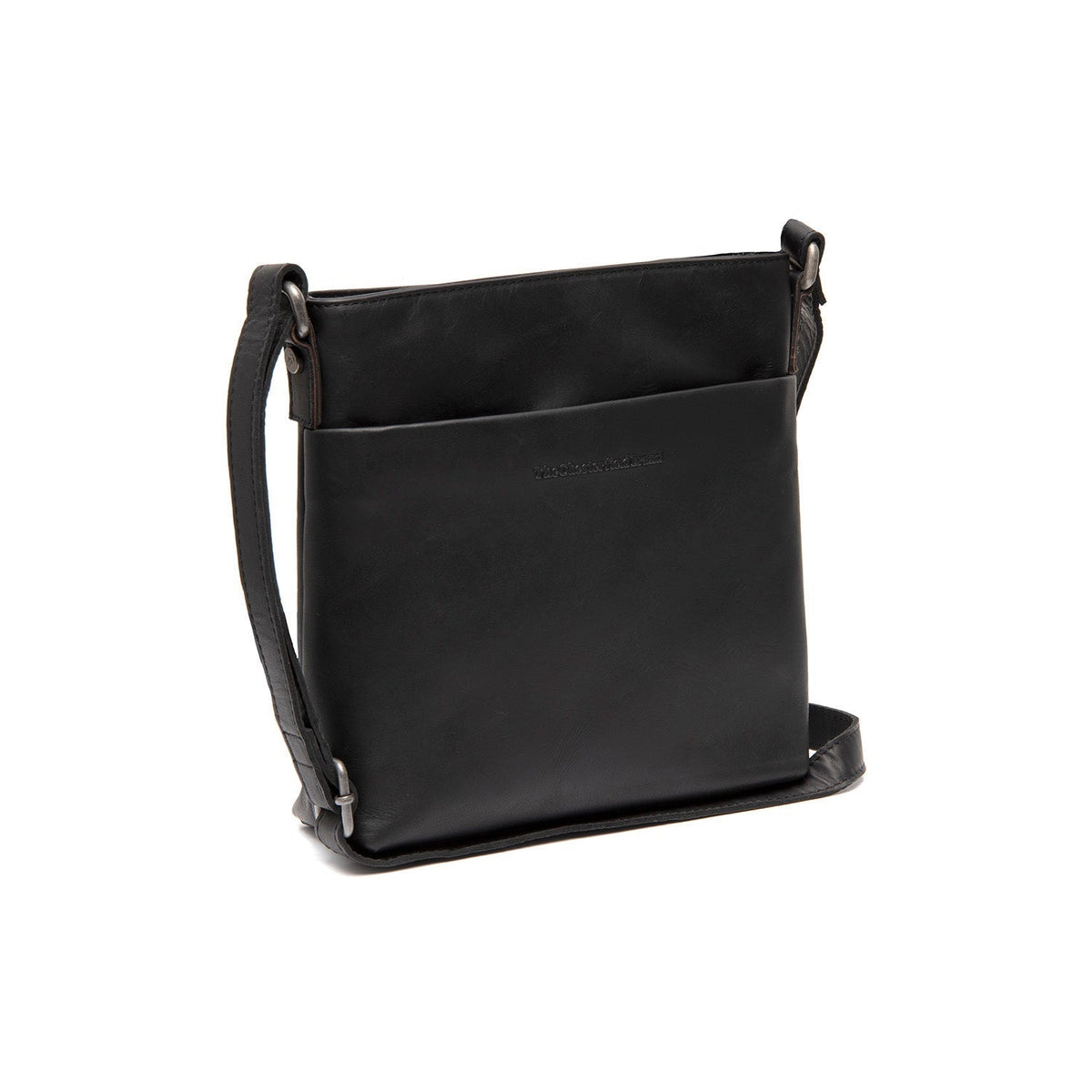 Navene Full-Grain Leather Crossbody Bag Damska in Classic 100% Full-Grain Leather - Full Exterior Front Profile View | Buy Online