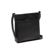 Navene Full-Grain Leather Crossbody Bag Damska in Classic 100% Full-Grain Leather - Full Exterior Front Profile View | Buy Online