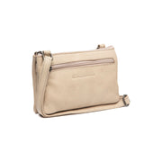 Osaka Full-Grain Leather Crossbody Bag Damska in Classic 100% Full-Grain Leather - Full Exterior Front Profile View | Buy Online