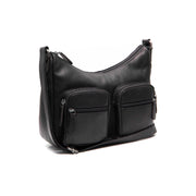 Valenora Full-Grain Leather Crossbody Bag Damska in Classic 100% Full-Grain Leather - Full Exterior Front Profile View | Buy Online