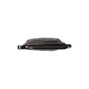 Solid Antique Brass Hardware &amp; Heavy-Duty Dual Zipper Detail on Weimar Full-Grain Leather Crossbody Bag Damska