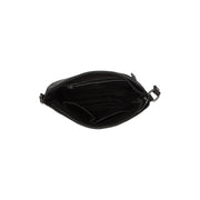 Weimar Full-Grain Leather Crossbody Bag Damska - Structured Side Profile Showing Gusset Depth &amp; Expansion Capacity
