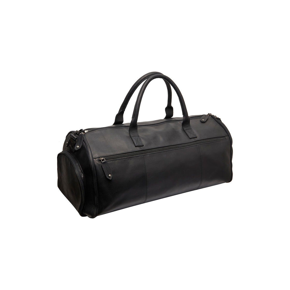 Tailored Rib Cuffs &amp; Hem Craftsmanship Construction Detail on Leather Garment Bag Finlay Damska
