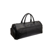 Tailored Rib Cuffs &amp; Hem Craftsmanship Construction Detail on Leather Garment Bag Finlay Damska